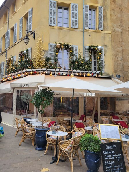 Aix en Provence, France decorated for Christmas