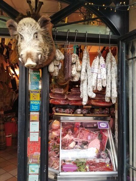 Award winning store at Campo di Fiori market in Rome
